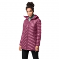 Jack Wolfskin Winter Down Coat Atmosphere (very warm, windproof, PFC-free) purple Women